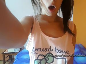 Неистовый анальный домашний секс с крикливой испанкой