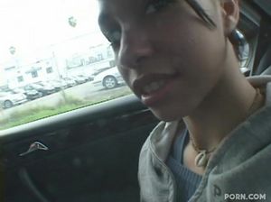 Пикапер развел на секс тоненькую негритянку и страстно выебал ее большим хером