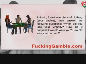 Шальные свингеры решили поиграть на раздевание