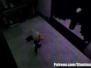 Нарисованную телку с огромными дойками жестко жарит транс с большим членом