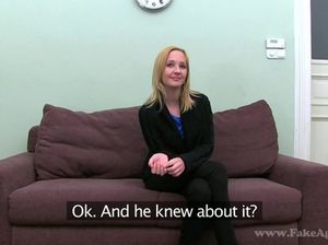 Тонкая девчонка Анита приняла сперму в пизду во время секс кастинга