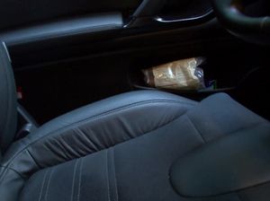 Татуированная Джоанна остановила машину чтобы подрочить свою киску