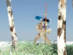 Веселый 3D секс мультик с трахающимися на улице ребятами