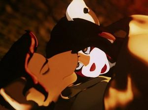 Голые девушки лисички занимаются горячим сексом со своими любовниками