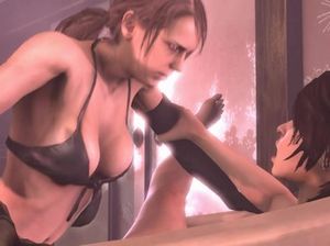 Футанари из мультика занимаются сексом прямо в ванной