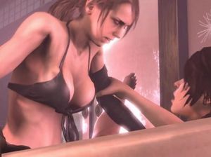 Футанари из мультика занимаются сексом прямо в ванной