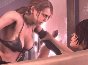 Футанари из мультика занимаются сексом прямо в ванной