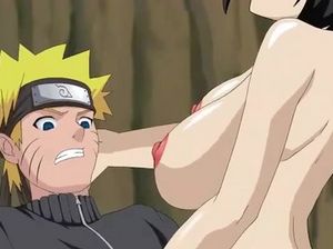 Героиня эротического мультфильма скачет на члене Наруто