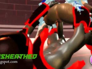 Космический герой трахает раком свою любовницу