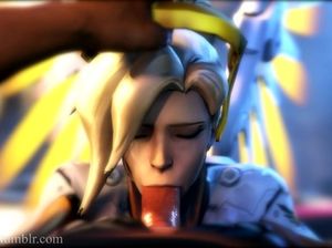 Девушка ангел с крыльями и нимбом сосет толстый пенис