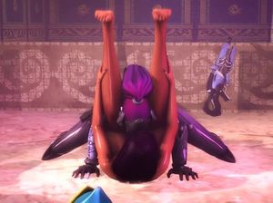 Трансы из мультика трахаются и получают настоящие оргазмы