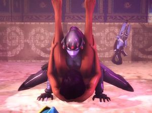 Трансы из мультика трахаются и получают настоящие оргазмы