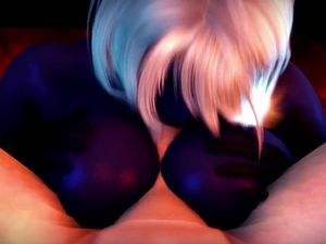 Белый парень трахает в разных позах негритянку с огромными дойками