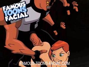 Монстр поставил раком молодую девушку и жестко сношает ее