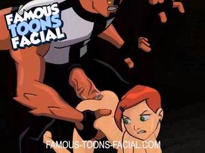 Монстр поставил раком молодую девушку и жестко сношает ее