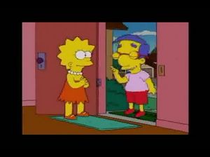 Телочка из Симпсонов мастурбирует пизду розовым дилдо