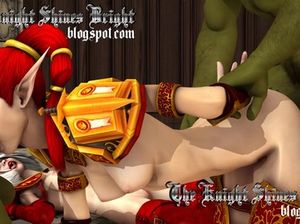 Мускулистый монстр раком сношает письку красивой мультяшной сучки