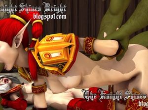 Мускулистый монстр раком сношает письку красивой мультяшной сучки