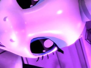 Сказочная футанари единорог дает подрочить свой длинный хер и стонет