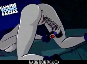 Рисованный оборотень натянул молодую куколку в очко в мультфильме