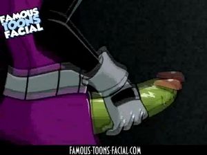 Рисованный оборотень натянул молодую куколку в очко в мультфильме