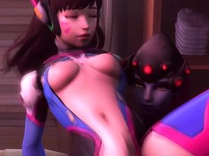 Футанари огромным членом трахает телочку и поливает ее спермой