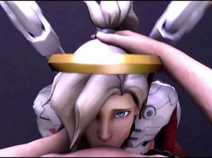 Космическая воительница делает глубокий отсос мужику