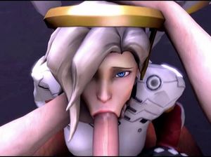 Космическая воительница делает глубокий отсос мужику