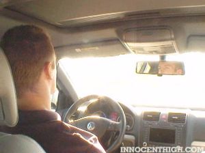 Учитель трахнул грудастую студентку в глотку и манду в машине и на парте